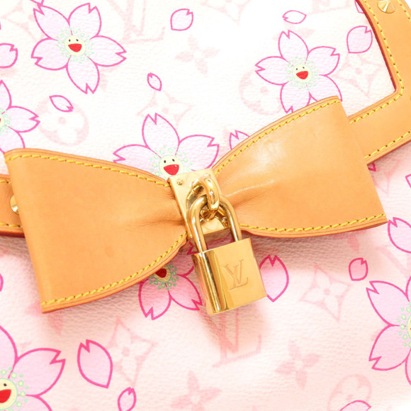 Louis Vuitton Monogram Cherry Blossom Sac Retro PM Pink - Picture 7 of 8